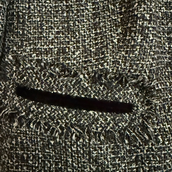 J. Crew Black and Grey Sparkling Tweed Dress and Blazer - Picture 5 of 16